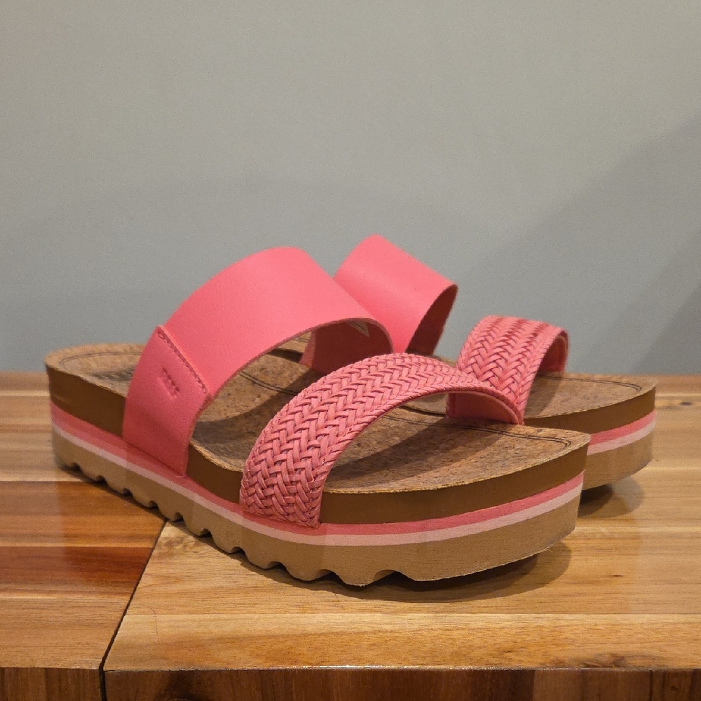 Reef Cushion Vista Hi Pink Braid Women's Sandals